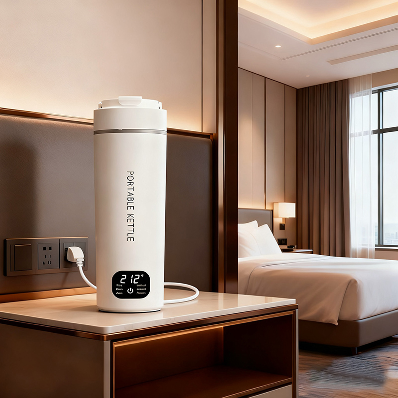Coffee Tea Uk - 4段階温度調節 EU/UK/USプラグ対応 電気加熱カップ 220V/110V 湯沸かし 漏れ防止