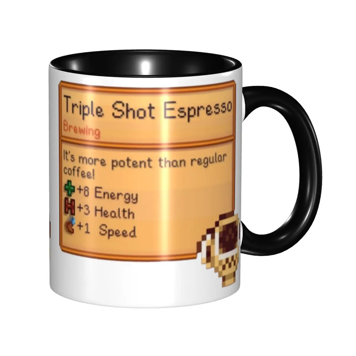 Valley Tea And Coffee - スターデューバレー トリプルショット エスプレッソコーヒーマグ DIY パーソナライズド セラミックミルクティーマグ