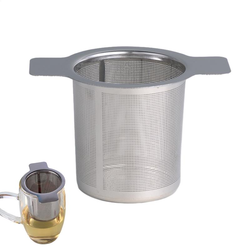 Coffee Tea And Leaf - ステンレス鋼メッシュ茶注入器ストレーナーリーフフィルターふるいカップ部品コーヒー注入器バスケット茶ストレーナーティーポットカップフィルター
