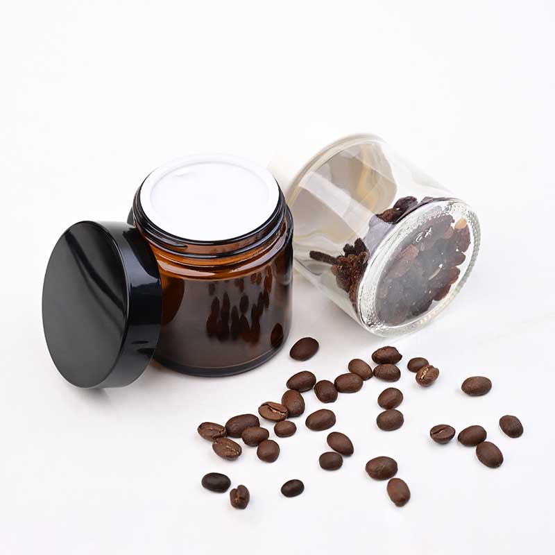 Coffee Tea Flask - ポータブルコーヒー豆保存ガラス瓶 130 ミリリットル防塵防湿使用ドライフルーツ、茶葉、コーヒー粉の保存に使用