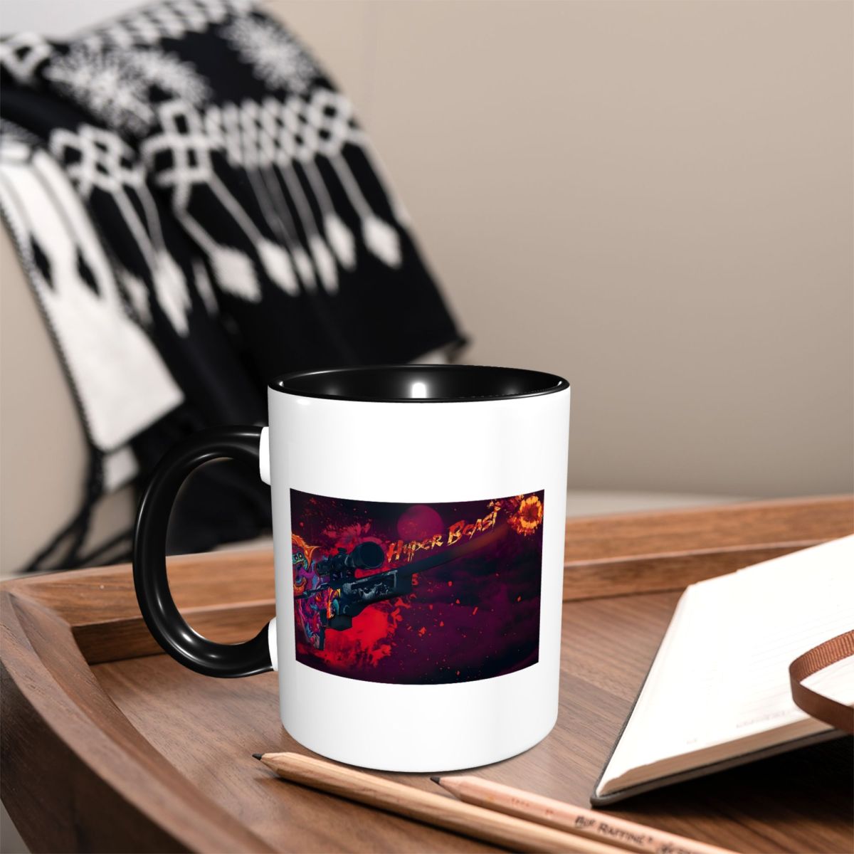 Coffee Tea Photos - ハイパービーストカバーフォトマグ面白いセラミックコーヒーカップティーマグミルクカップドリンクウェア友人へのギフト