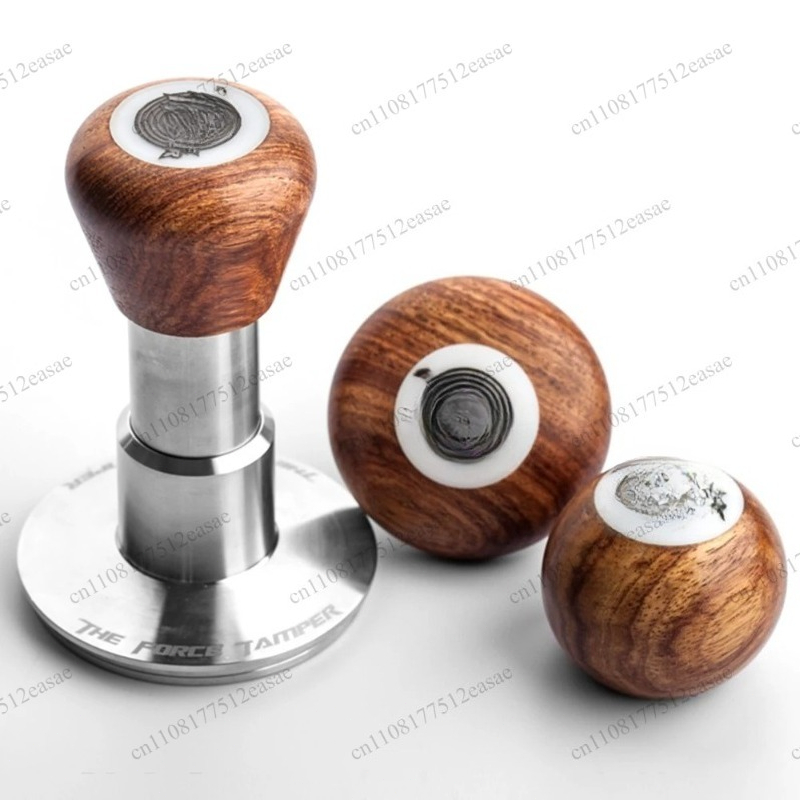 Coffee Tamper Leveler - 58mmステンレススチールエスプレッソタンパーセット、コーヒーディストリビューター＆レベラープレスツール