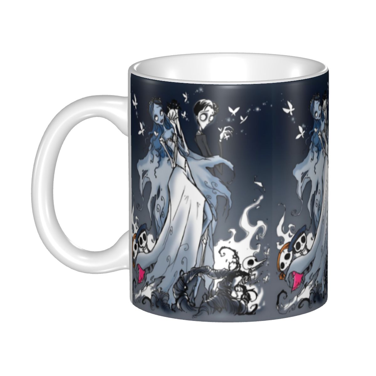 Coffee Tea Love - カスタマイズされたアニメ映画 C-Corpse Bride コーヒーマグ DIY 悲しみのラブストーリー
