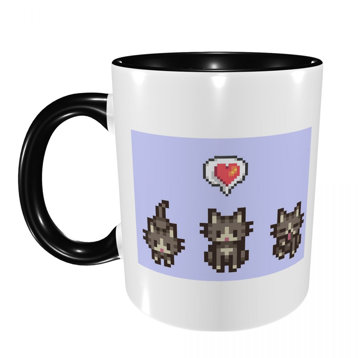 Valley Tea And Coffee - スターデューバレー グレーグレー猫マグカップ 面白いセラミックコーヒーカップ ティーカップ ミルクカップ ドリンクウェア