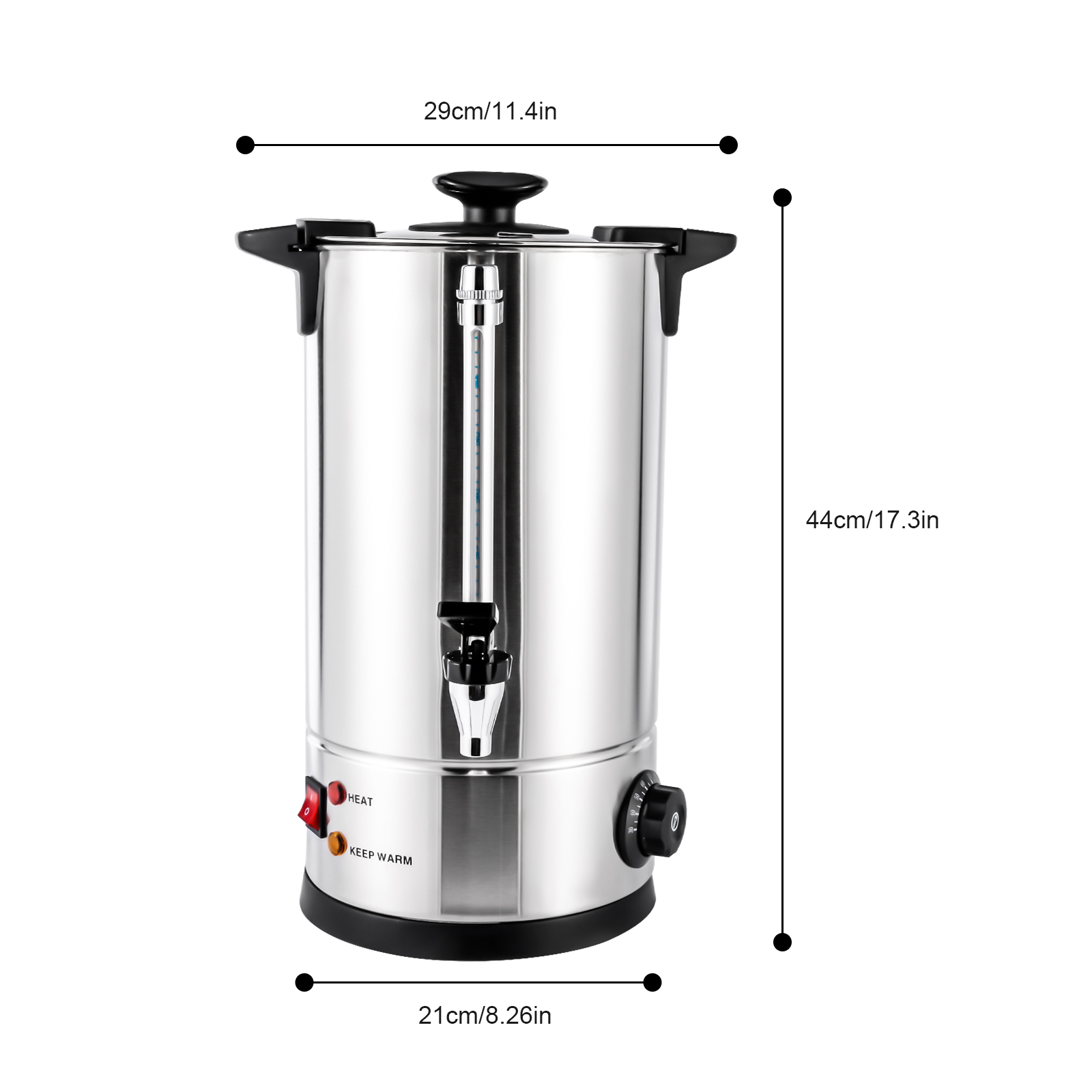 セールプロモーション キッチン温水ボイラー ティーウォーマー - Coffee Tea Urn のレビューと価格