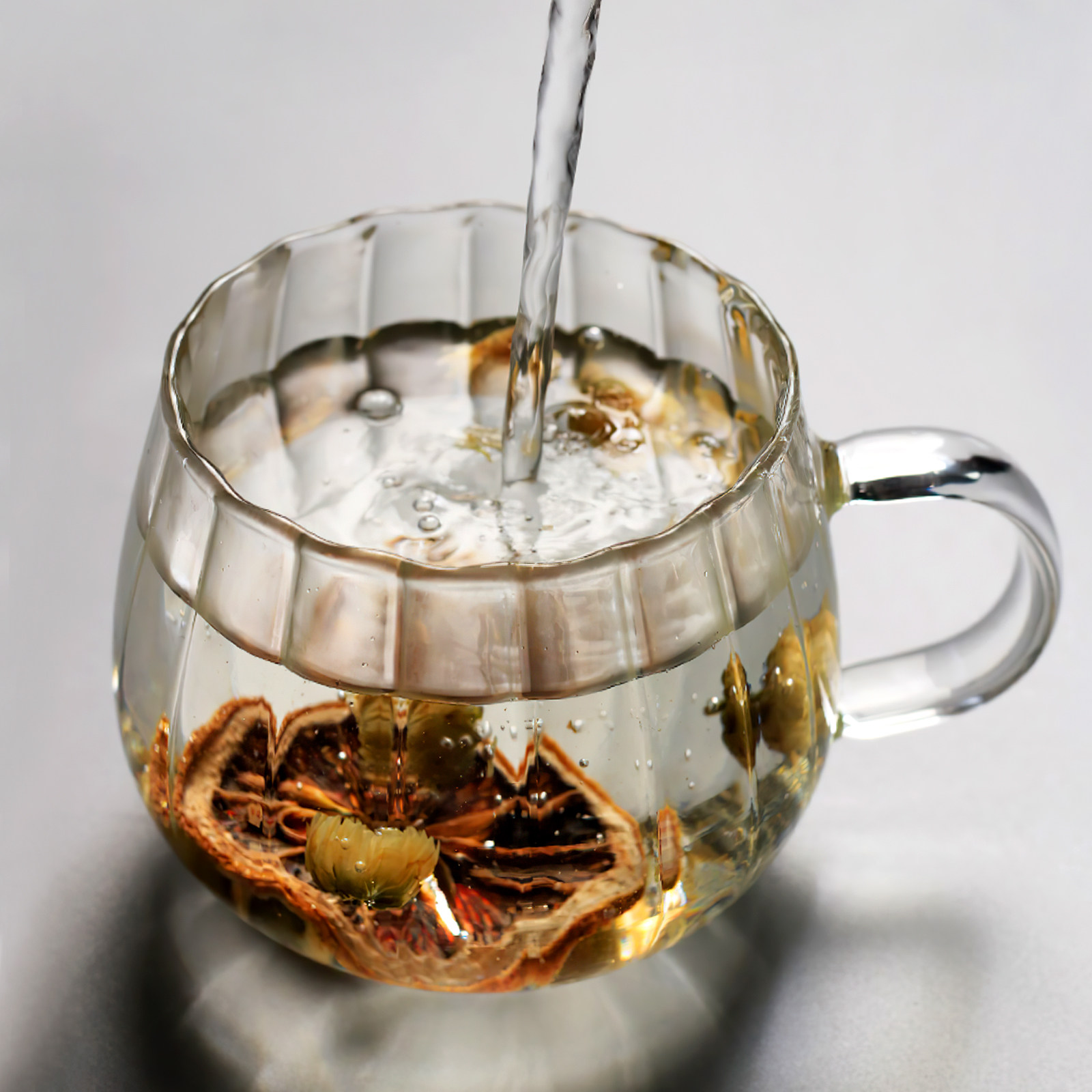 2 個のプレミアム滑らかなエッジのクリアガラスカップ 400 - Coffee Tea Photos のレビューと価格