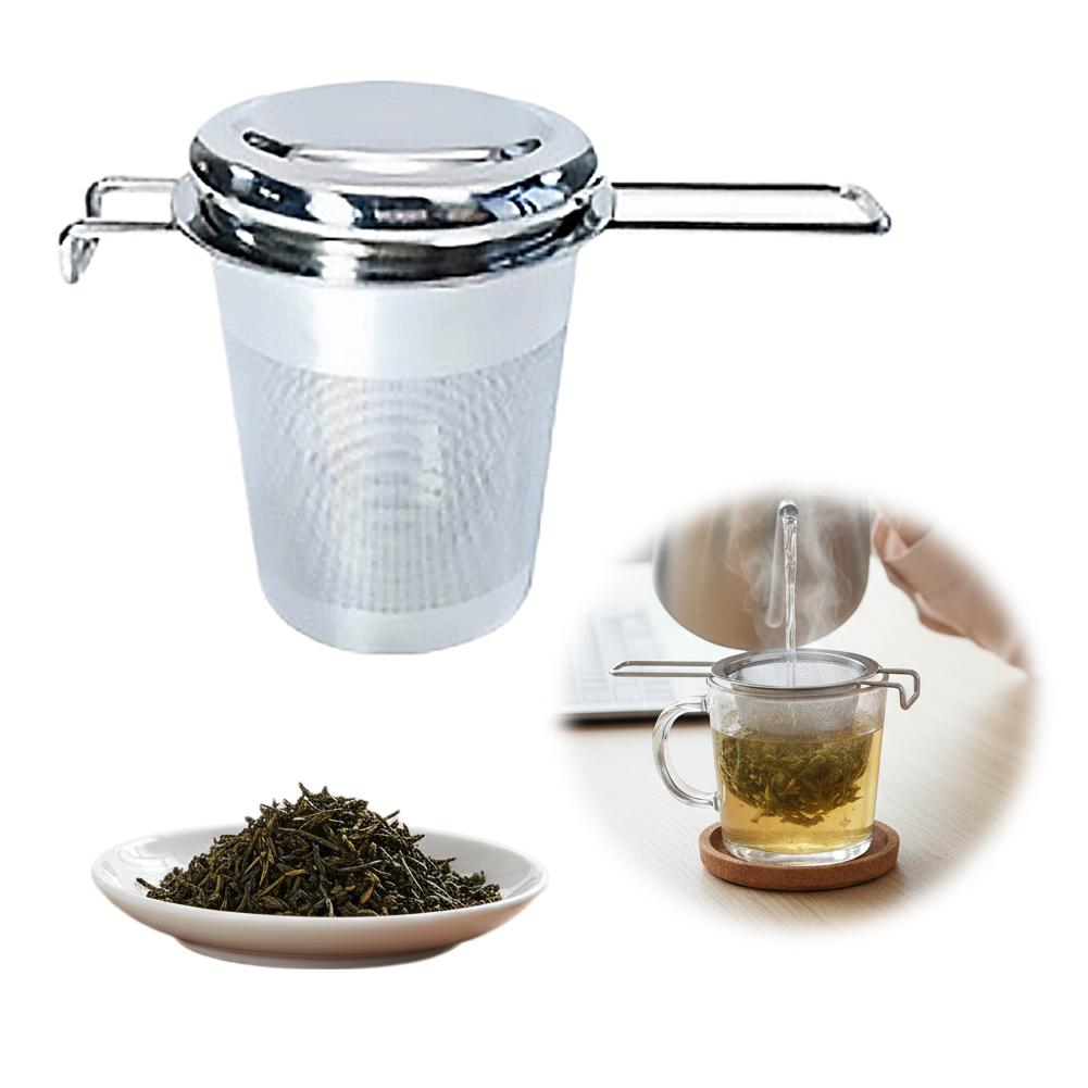 1pc ルーズリーフティーインフューザーステンレス鋼ダブルハ - Coffee Tea And Leaf のレビューと価格