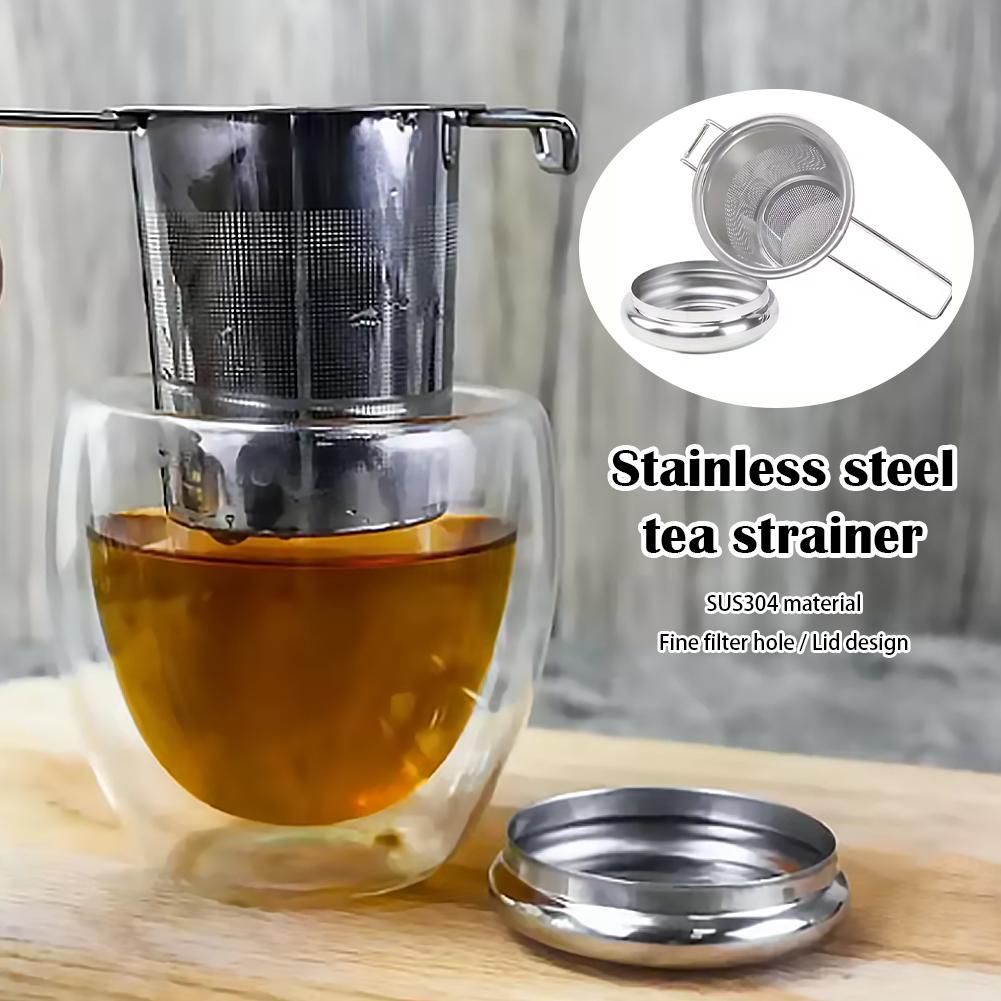 1pc ルーズリーフティーインフューザーステンレス鋼ダブルハ - Coffee Tea And Leaf のレビューと価格