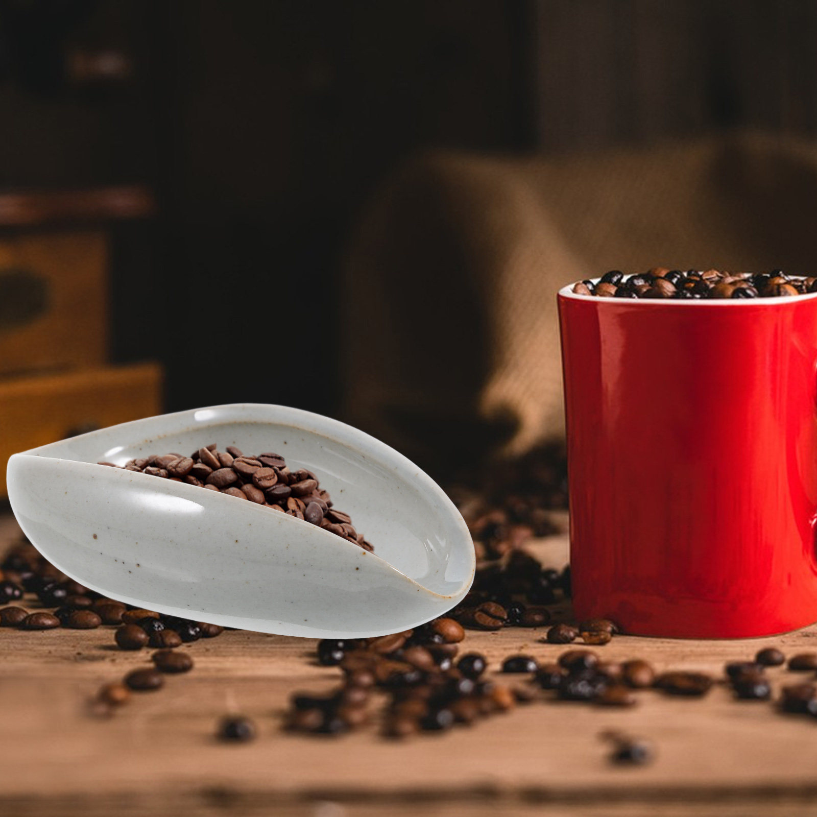 セラミックコーヒー豆トレイ家庭用計量カップ多目的計量プレート - Coffee Tea And Leaf のレビューと価格