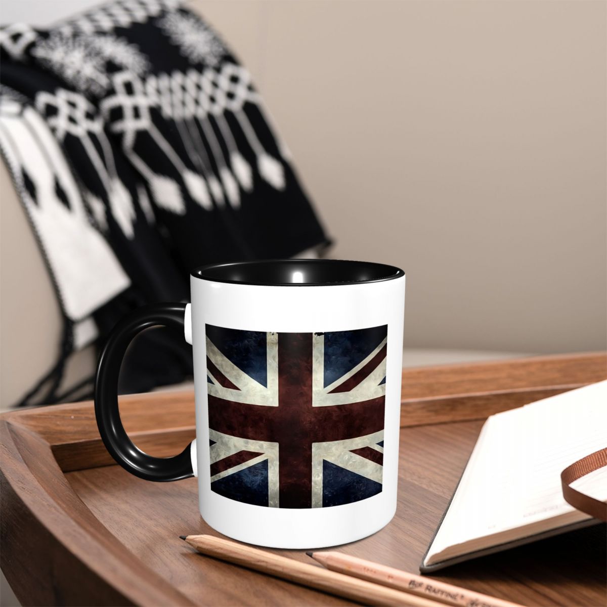 英国のユニオンジャック旗マグカップ面白いセラミックコーヒーカ - Coffee Tea Uk のレビューと価格