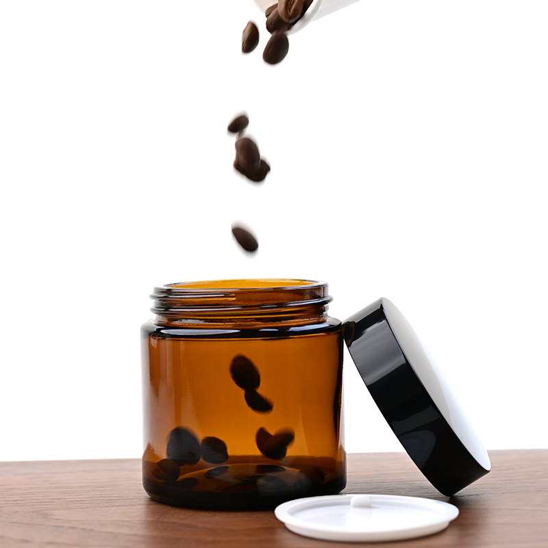 ポータブルコーヒー豆保存ガラス瓶 130 ミリリットル防塵防 - Coffee Tea Flask のレビューと価格