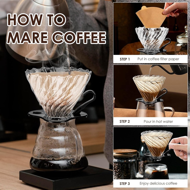 ポアオーバーコーヒードリッパー コーヒーフィルター 1～4カ - Coffee & Tea Restaurant のレビューと価格