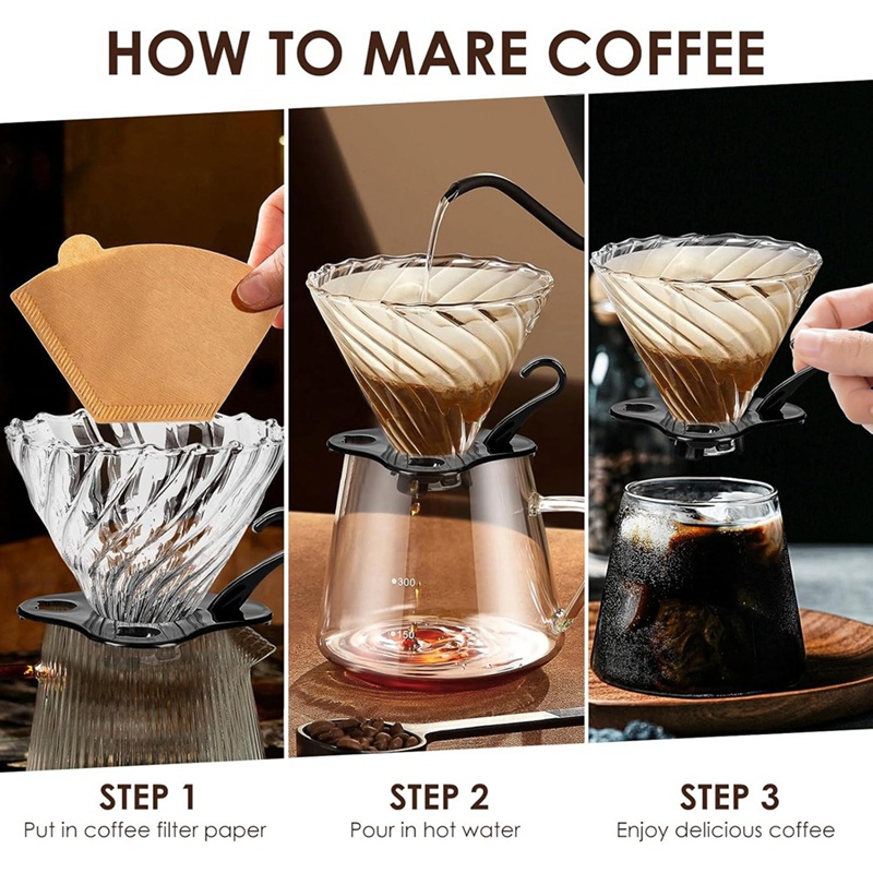 ポアオーバーコーヒードリッパー コーヒーフィルター 1～4カ - Coffee & Tea Restaurant のレビューと価格