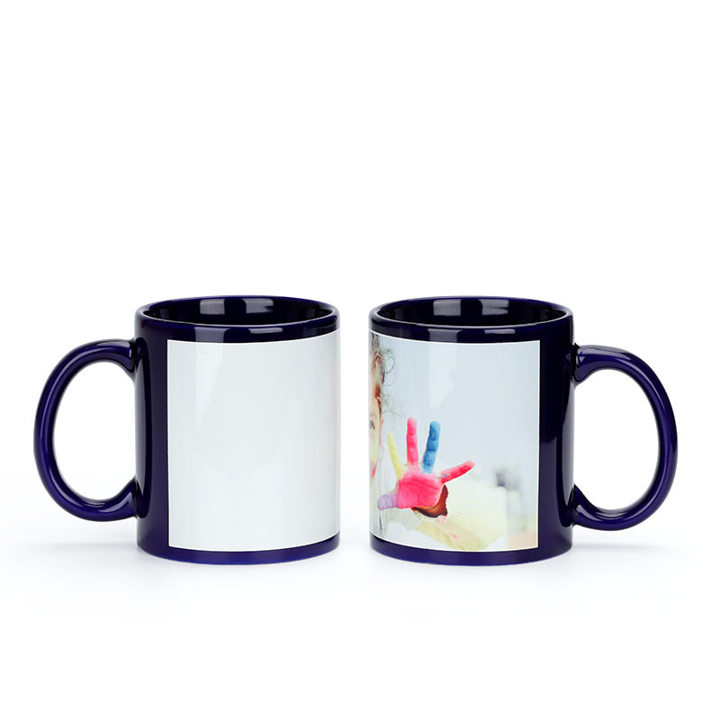 ブラックカップ DIY ロゴセラミック 350 ミリリットル - Coffee Tea Photos のレビューと価格