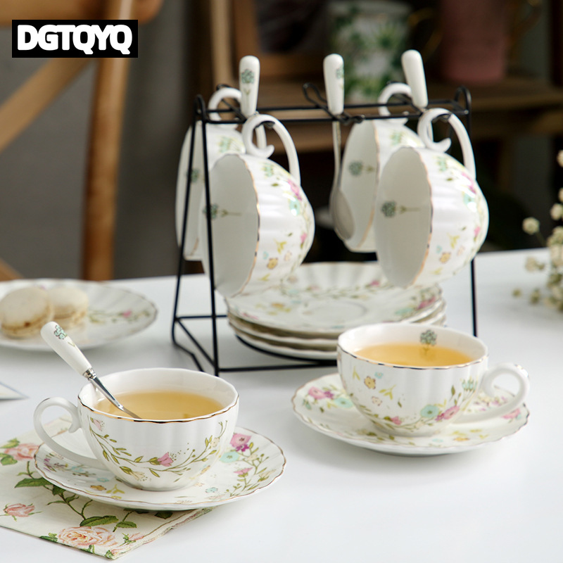 2個セット ヴィンテージ風 花柄 セラミックコーヒーカップ＆ - Coffee Tea Flask のレビューと価格