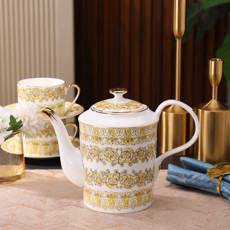 高級ヨーロッパコーヒーセット　ボーンチャイナ　金彩アフタヌー - Coffee Tea Love のレビューと価格