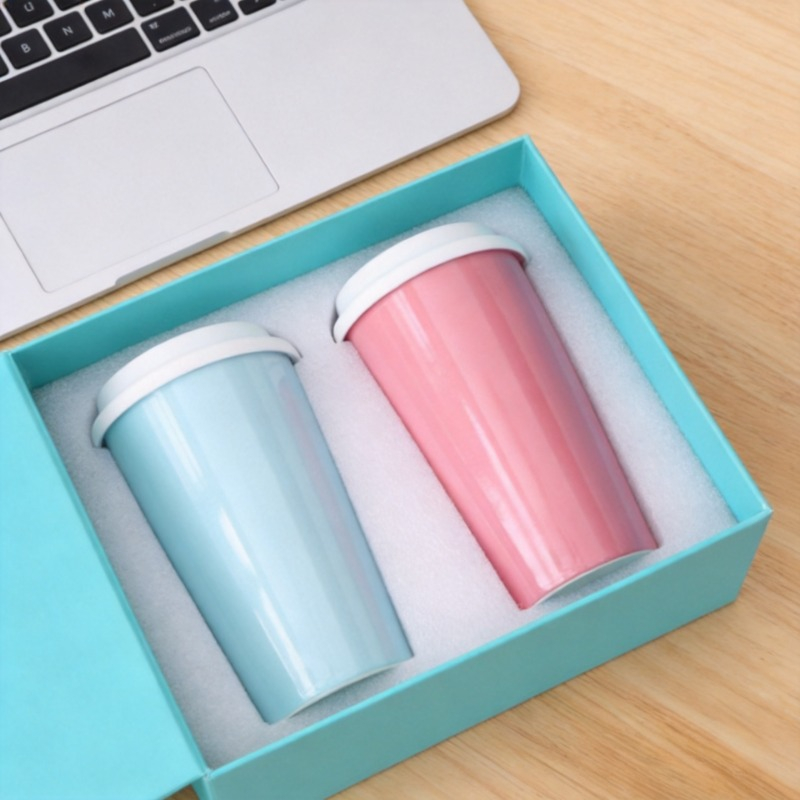 シンプルなセラミックミルクティーカップ 450ML シリコン - Coffee Tea Love のレビューと価格