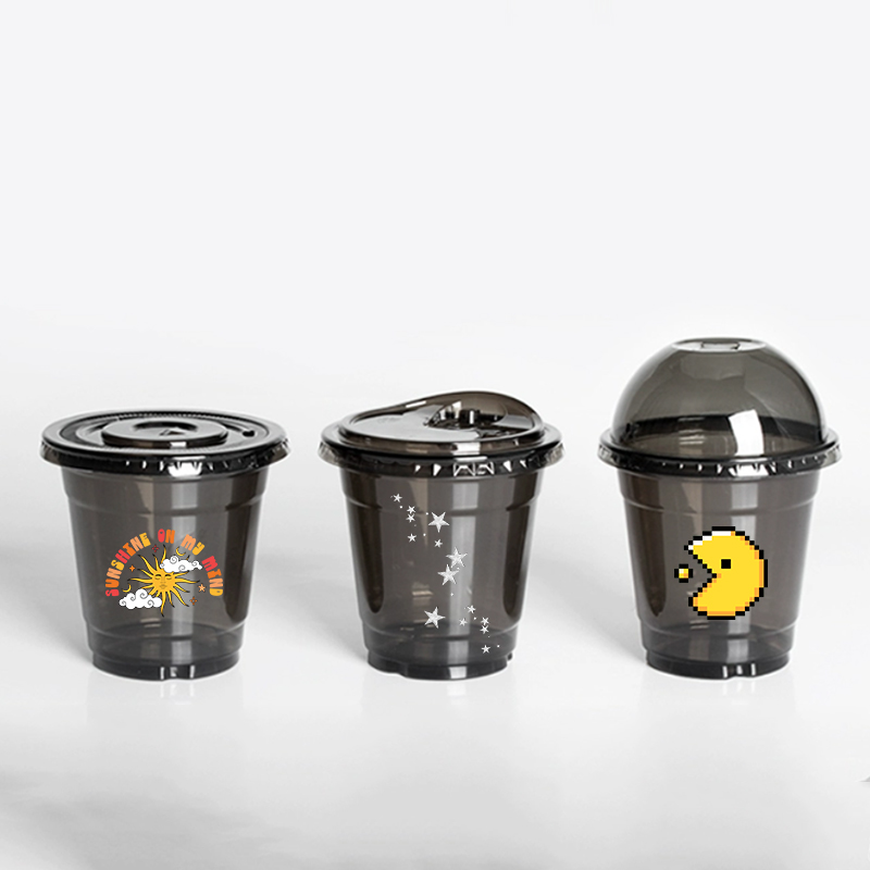 ロゴ入り使い捨て透明ペットコーヒーカップ、コールドドリンクカ - Coffee Tea House のレビューと価格