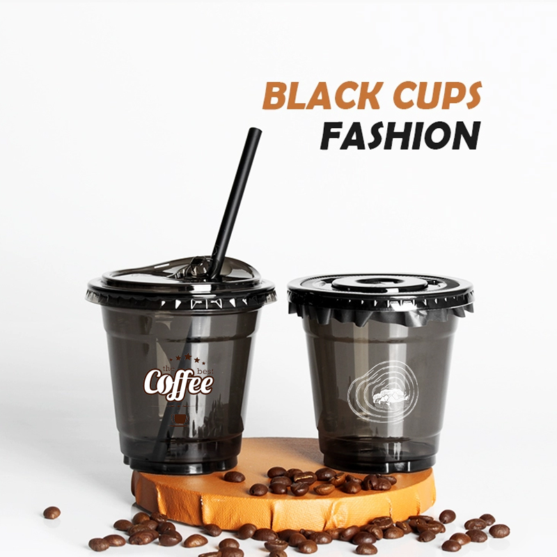 ロゴ入り使い捨て透明ペットコーヒーカップ、コールドドリンクカ - Coffee Tea House のレビューと価格