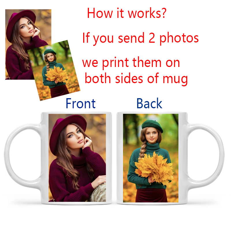 写真入りマグカップをパーソナライズ、カスタム名・ロゴ・テキス - Coffee Tea Photos のレビューと価格