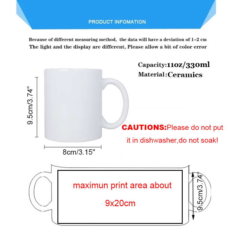 ブラックセラミック変色カップ DIY フォトマジック変色マグ - Coffee Tea Photos のレビューと価格