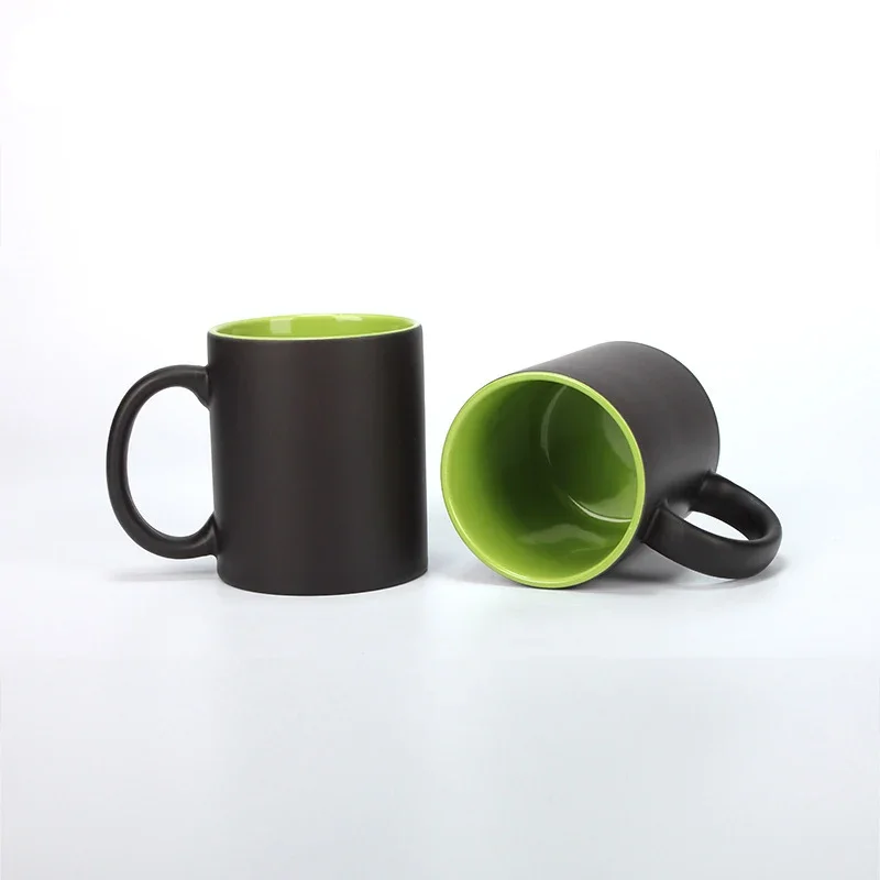 Diyフォトブラックマグマジック変色マグカップ、カスタムあな - Coffee Tea Photos のレビューと価格