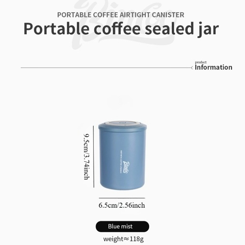 ビンクー ポータブルコーヒー粉末気密缶 ミニ豆保存容器 小型 - Coffee Tea And Leaf のレビューと価格