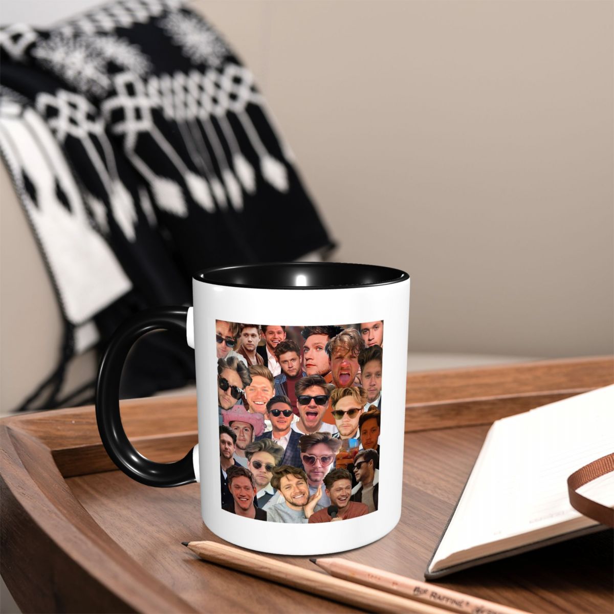 NiallHoran 写真コラージュマグ面白いセラミックコー - Coffee Tea Photos のレビューと価格