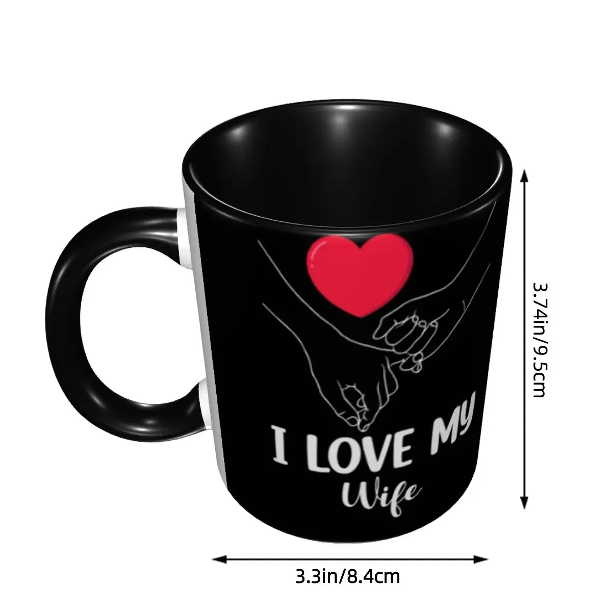 パーソナライズされた「I Love My Wife」マグカッ - Coffee Tea Love のレビューと価格