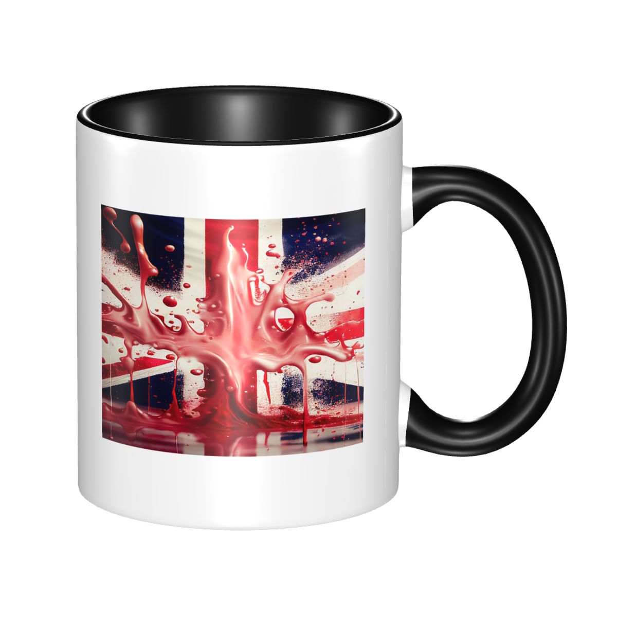 英国ユニオンジャック旗柄マグカップ 面白いセラミックコーヒー - Coffee Tea Uk のレビューと価格