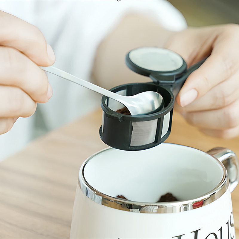 1PC コーヒーカプセルパウダーフィルタースプーンティーイン - Coffee Tea And Leaf のレビューと価格