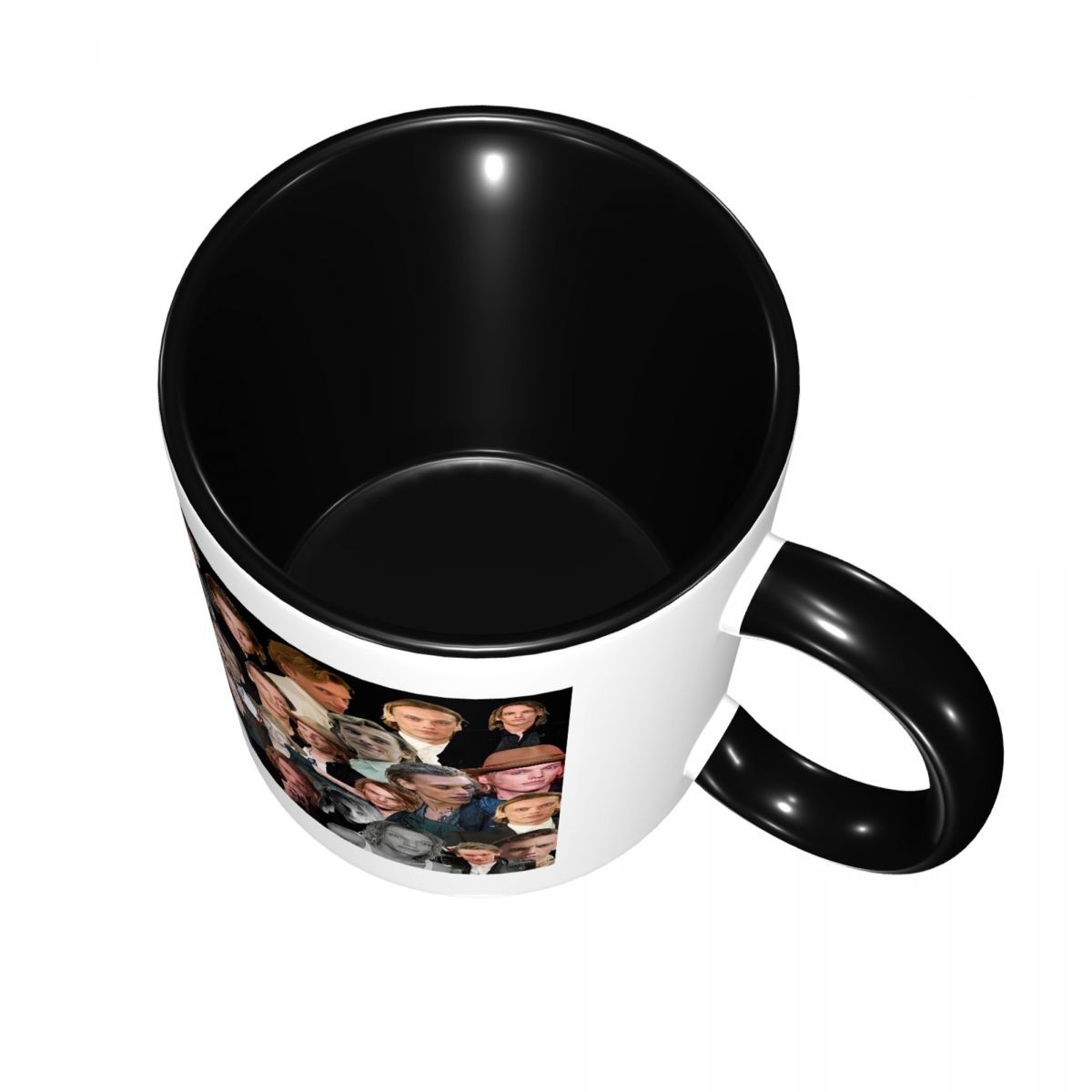 ジェイミー・キャンベル・ボウワー写真コラージュマグ面白いセラ - Coffee Tea Photos のレビューと価格