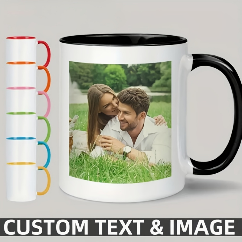 カスタム写真とテキスト入りコーヒーマグ - バレンタインデー - Coffee Tea Photos のレビューと価格