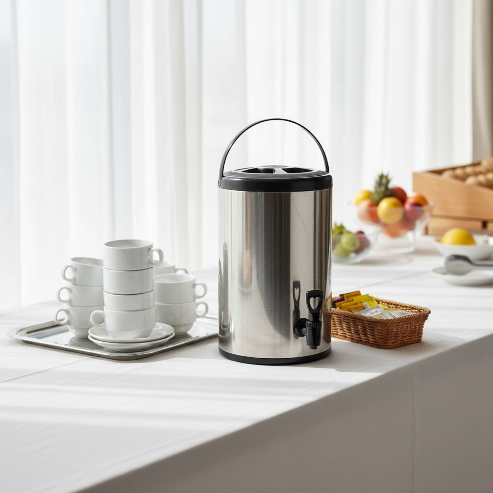業務用ミルクティーバレル 大容量ステンレス製飲料ディスペンサ - Coffee Tea Urn のレビューと価格
