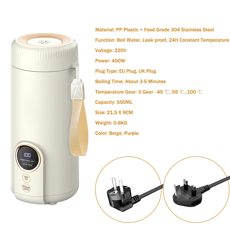 100 ℃   EU UKプラグ 220V 湯沸かし電気ケト - Coffee Tea Uk のレビューと価格