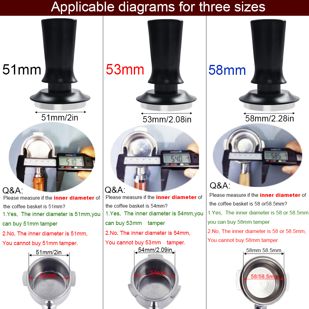51/53/58mm エスプレッソタンパー、WDT スターラ - Coffee Tamper Leveler のレビューと価格