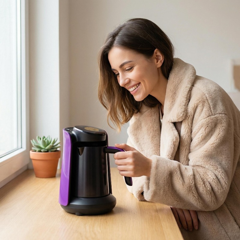 EU UKプラグ対応 スマートデジタル トルコ式電気コーヒー - Coffee Tea Uk のレビューと価格