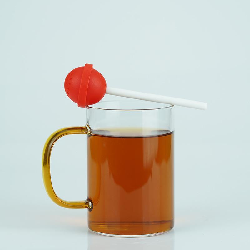 シリコン製茶こし 再利用可能 クリエイティブなロリポップ型フ - Coffee Tea And Leaf のレビューと価格
