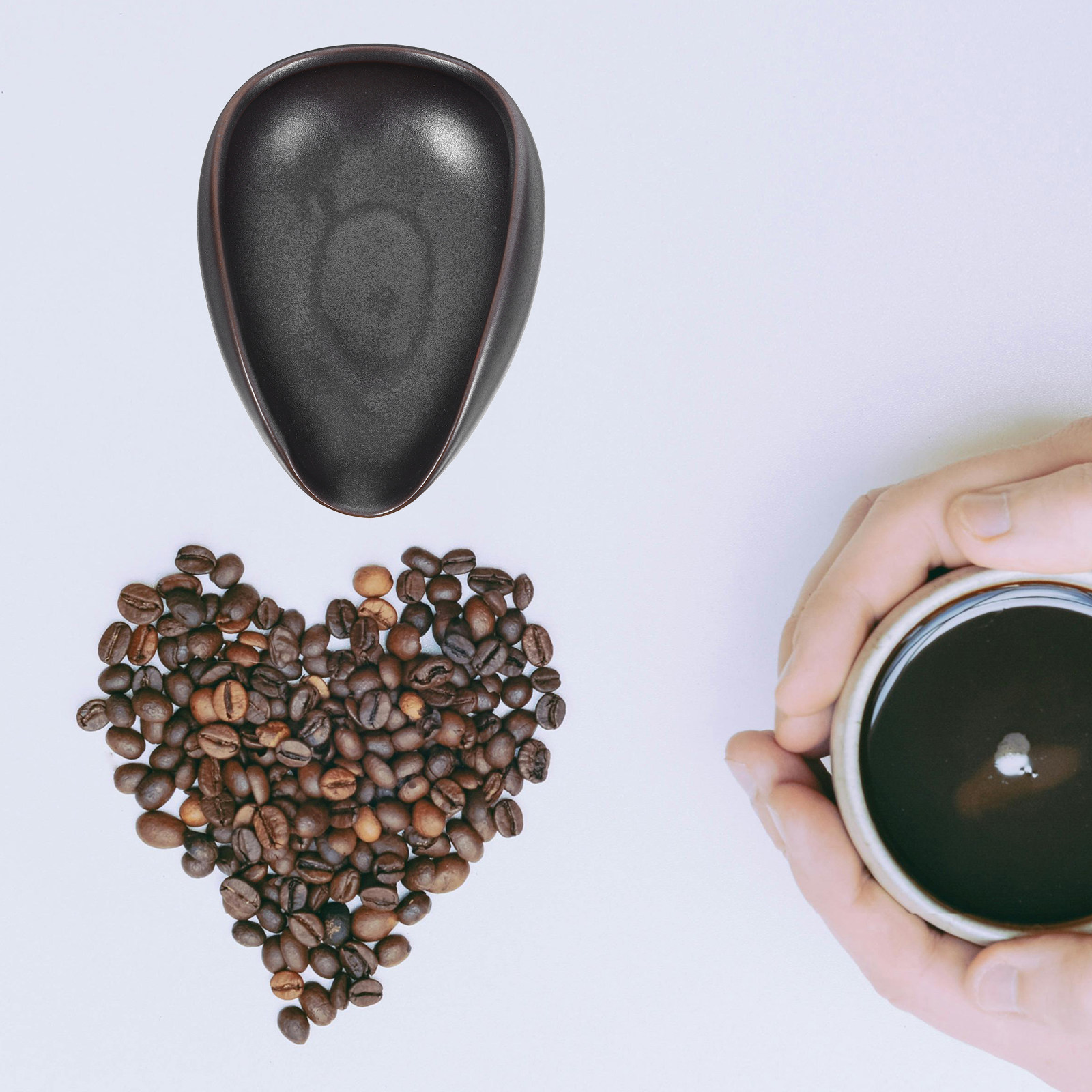 高温耐性セラミック製コーヒー豆計量トレイ、多用途計量皿、エス - Coffee Tea And Leaf のレビューと価格