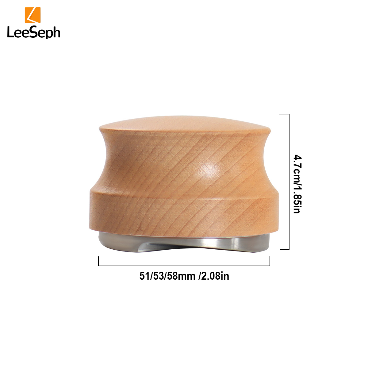プロのエスプレッソハンドタンパー,調整可能な深さ,ステンレス - Coffee Tamper Leveler のレビューと価格