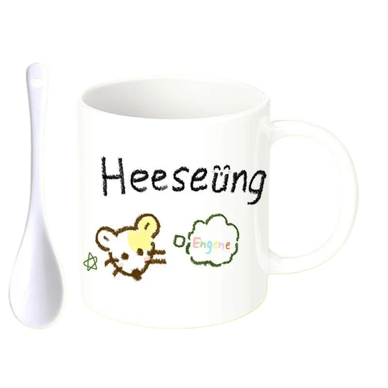 ENHYPENED ラブリーカートゥーン柄 セラミックマグカ - Coffee Tea Love のレビューと価格